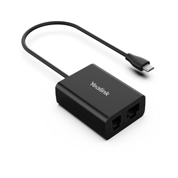 YEALINK EHS61 Wireless Headset Adapter for WH62/3, Compatible with Unify/Mitel/Yealink T27G/29G/4xG