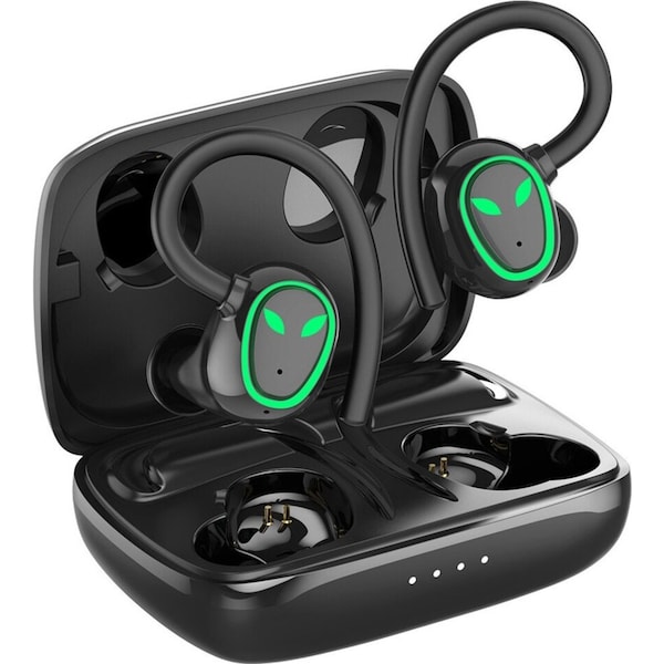 Sports Wireless Earbuds Earhook Running Bluetooth 5.3 Headphones With Dual Mic