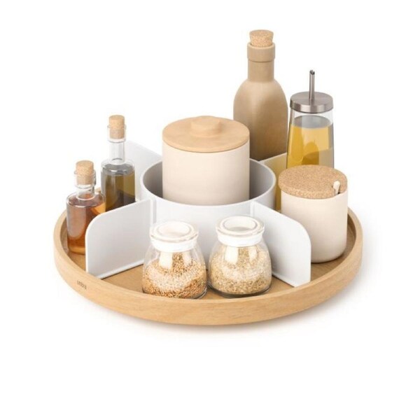 Umbra Bellwood Lazy Susan Spice Rack Organiser