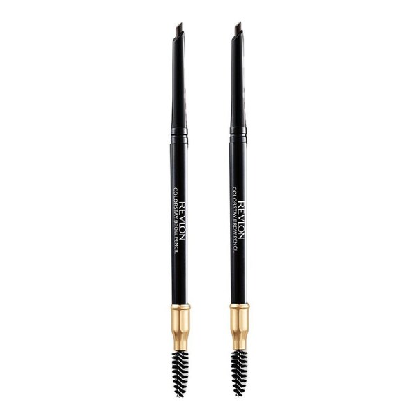 Revlon ColorStay Brow Pencil 0.35g 225 SOFT BLACK - 2 pack