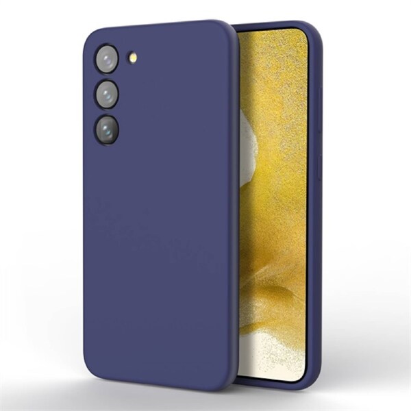 ZUSLAB Galaxy S23 5G Case Nano Silicone Shockproof Gel Rubber Bumper Protective Cover for Samsung (2023) - Navy