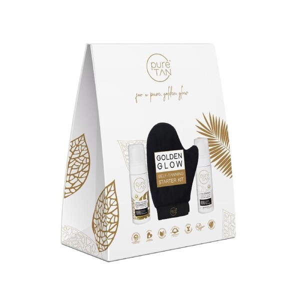 Pure Tan Golden Glow Self-Tanning Starter Kit