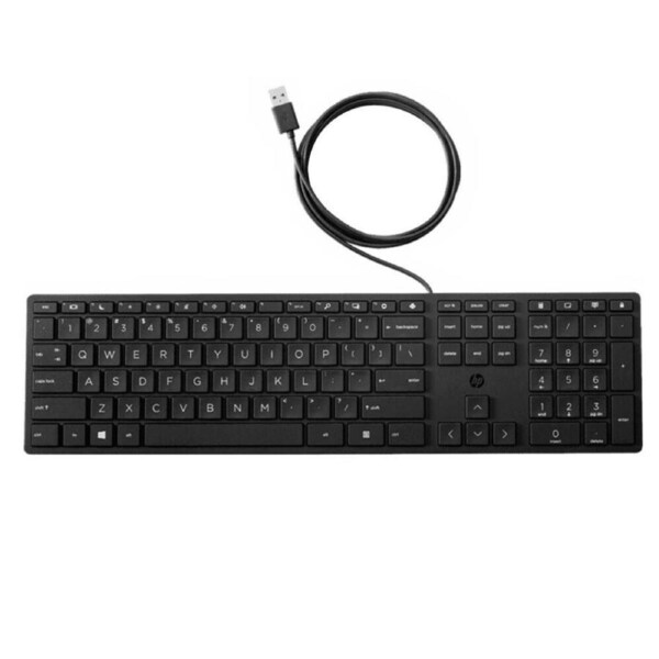 HP Keyboard USB Wired Keyboard 320K For Desktop Black 9SR37AA