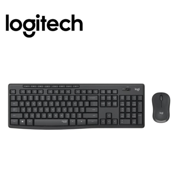Logitech MK295 Wireless Keyboard & Mouse Combo - Black