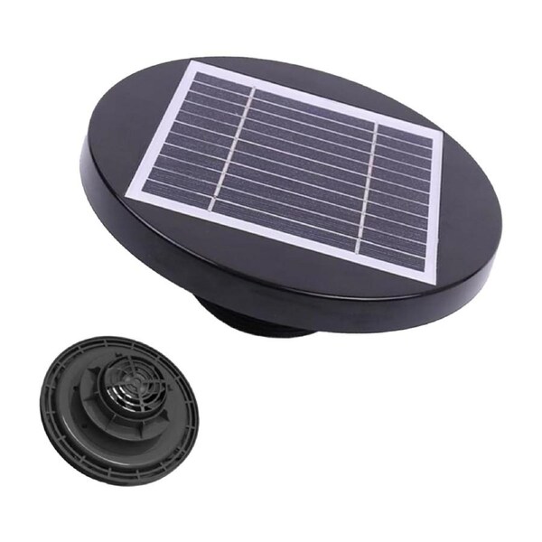 Solar Powered Roof Fan Ventilator Loft Vent for Boat RV Greenhouse Shed Caravan