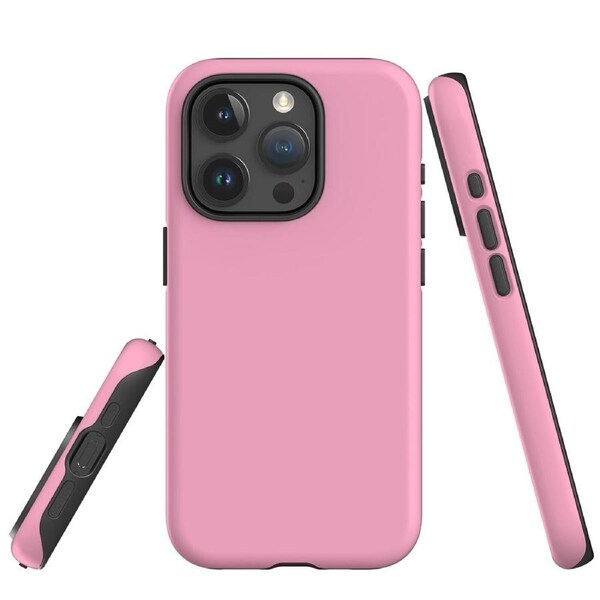 For iPhone 15 Pro Case, Shielding Cover, Pink