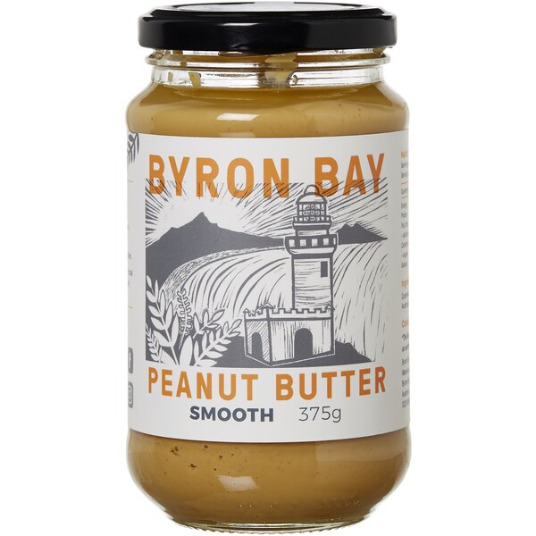 Byron Bay Smooth Salted Peanut Butter 375g