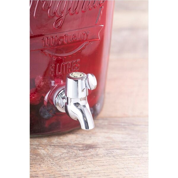 Kilner Round Storage Jar with Dispensing Tap 8L