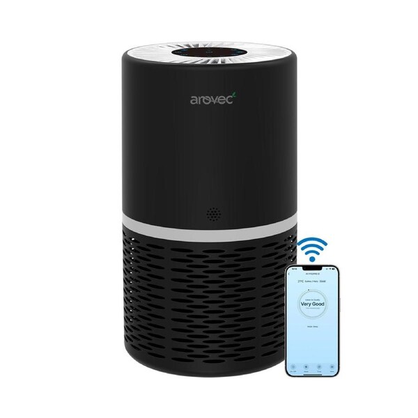 AROVEC Air Purifier Smart True HEPA, AV-P152PRO-BS