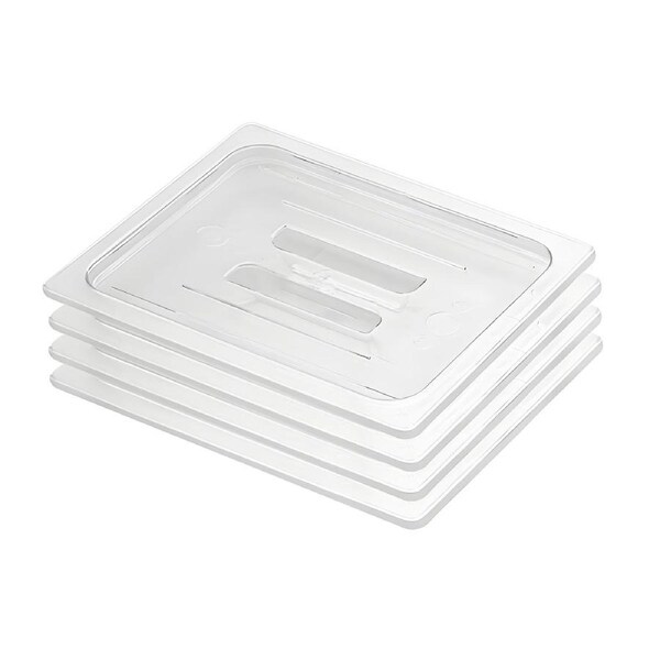 SOGA Clear Gastronorm 1/2 GN Lid Food Tray Top Cover Bundle of 4