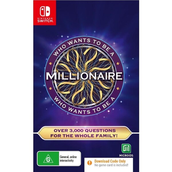 Who Wants To Be A Millionaire (Code in Box) - Nintendo Switch