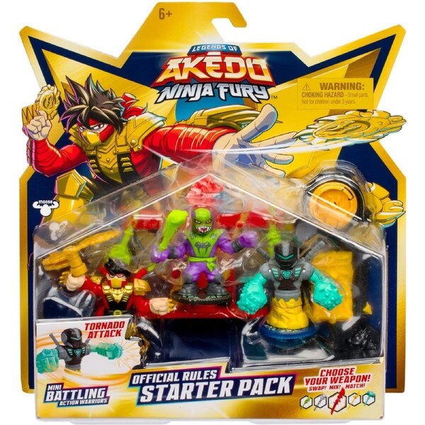 Legends of Akedo Ninja Fury Official Rules Starter Pack - Assorted*