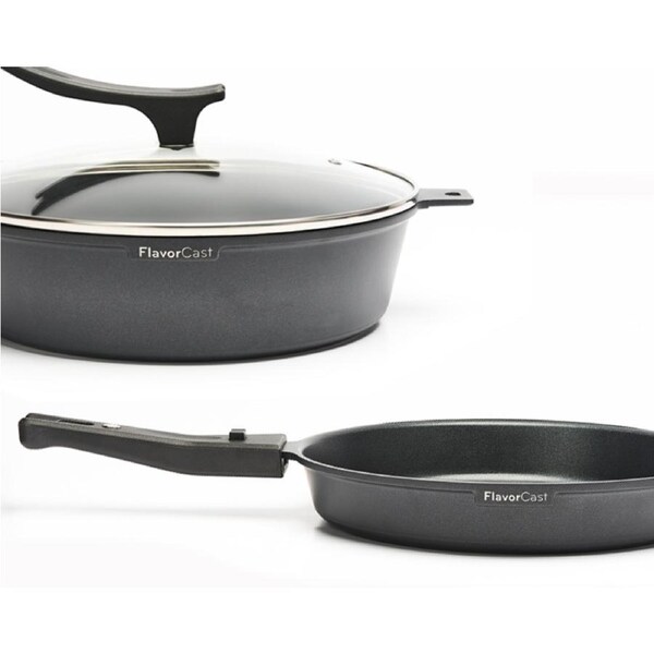 Flavorcast 24cm Pan Set - The Do-Everything Pan - Cook Like a Pro!