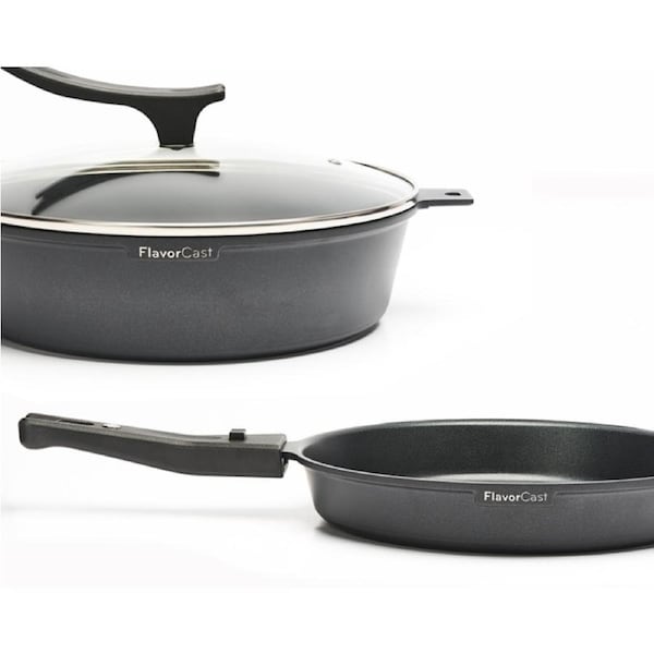 Flavorcast 28cm Pan Set - The Do-Everything Pan - Cook Like a Pro!