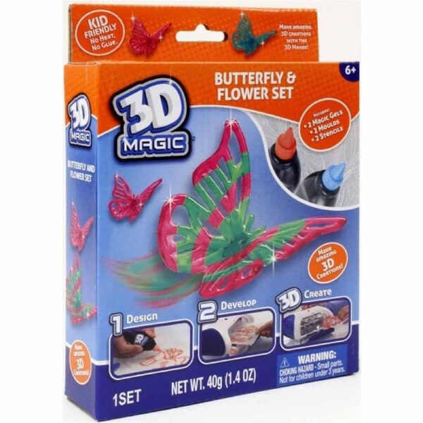 3D Maker Butterfly & Flower Set