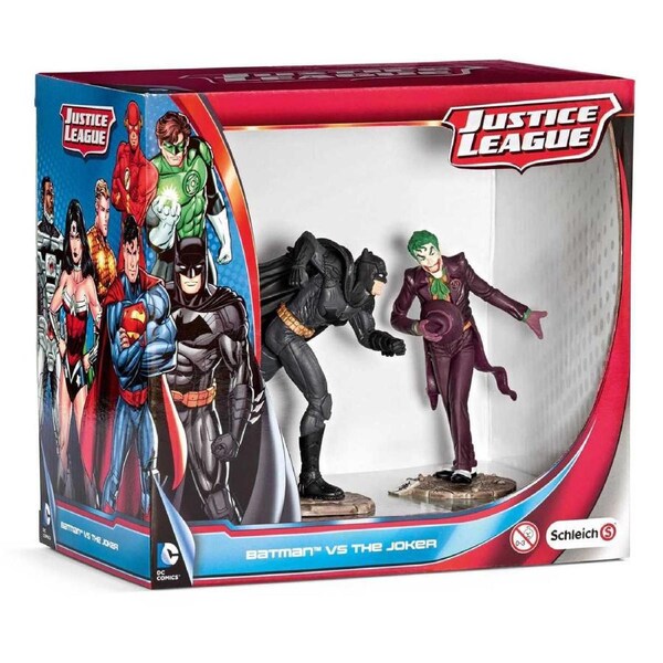 Schleich Justice League Batman vs The Joker Figurines