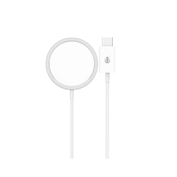 Wireless Magnetic Charger for IPX 12 13 14 15 Phones Charging Cable 15W White NA0380