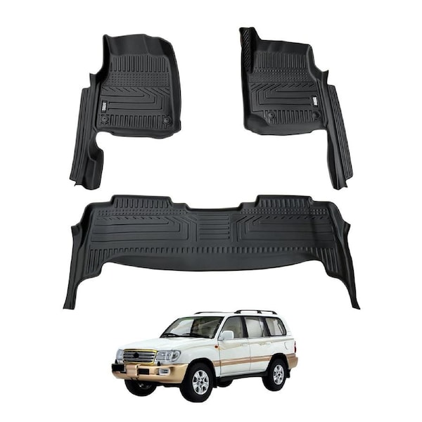5D Car Floor Mats for Toyota Land Cruiser 100 105 Series 1998-2007