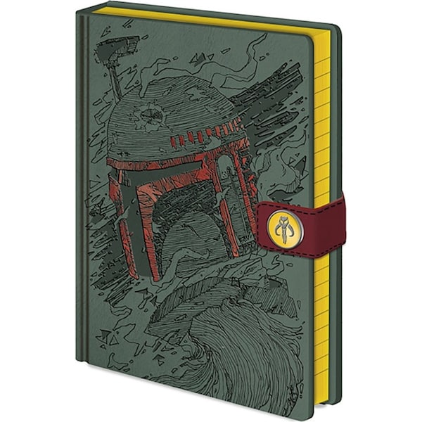 Star Wars Character Boba Fett Bounty Hunter Sci-Fi Themed School/Office Notebook