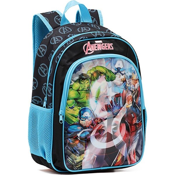 Marvel Avengers Hologram Kids/Children Shoulder Zippered Backpack Bag 38x28x16cm