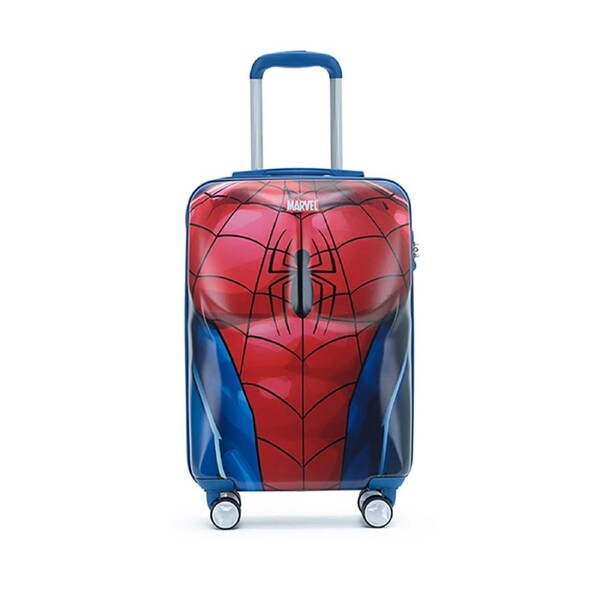 Marvel Spiderman Pc Shell 19" Cabin Trolley Luggage Suitcase Travel 50x35x24cm