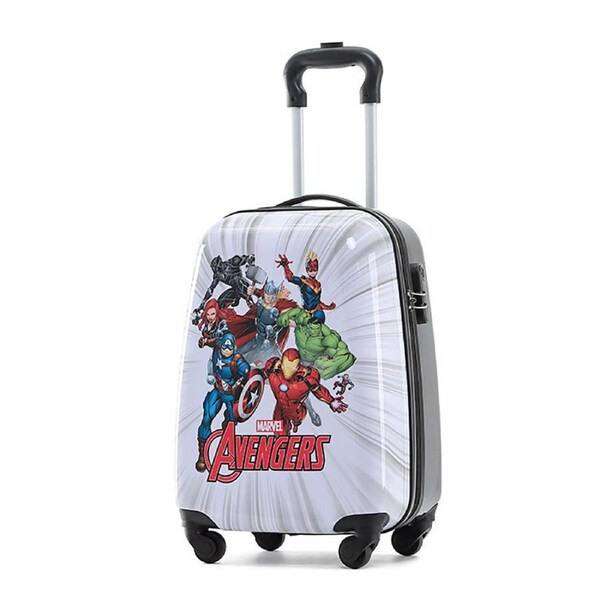 Marvel Avengers 17" Trolley Cabin Luggage Suitcase Travel Wheel Bag 50x35x24cm