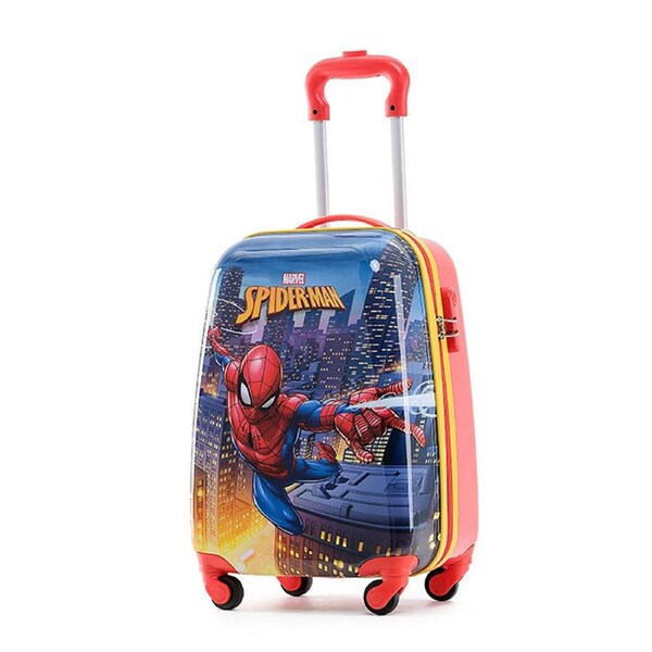 Marvel Spiderman 17" Trolley Cabin Luggage Suitcase Travel Wheel Bag 50x35x24cm
