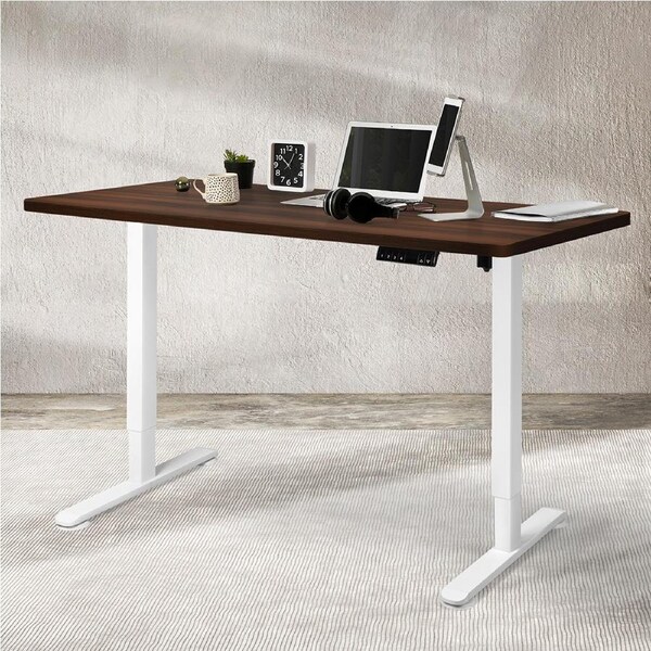 Levede Motorised Standing Desk Height Adjustable Electric Sit Stand Table 140cm