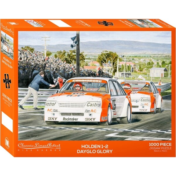1000pc Classic Lines Artist 1984 Bathurst Holden VK Commodore Puzzle 50x70cm 3y+