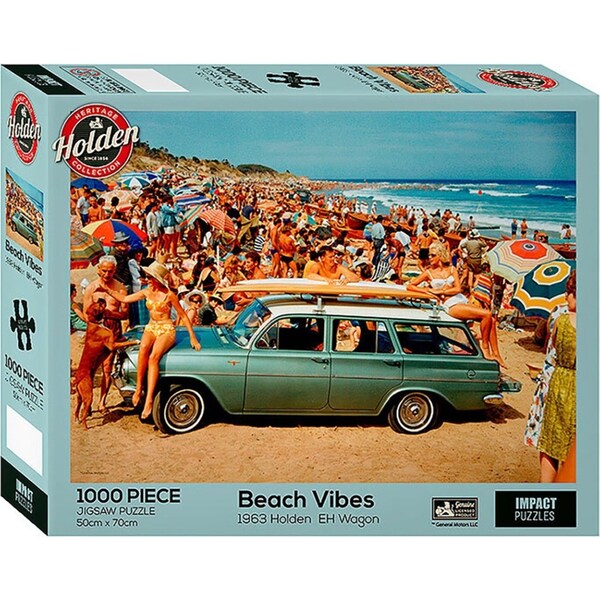 1000pc Holden Beach Scene Toy Jigsaw Puzzle Children/Family Set 50x70cm 3y+