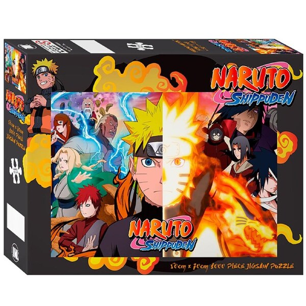 1000pc Naruto Shippuden Kids/Childrens Toy Themed Jigsaw Puzzle Set 50x70cm