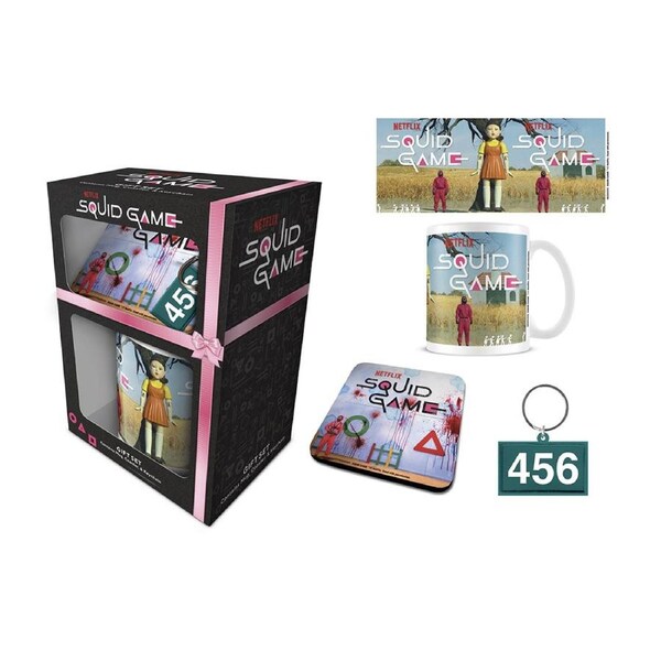 TV blockbusters Squid Game Events Themed Coffee Mug Drinking Cup Gift Set