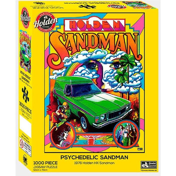 1000pc Holden Retro Style Psychedelic Panel Van Art Jigsaw Puzzle 50x70cm 3y+
