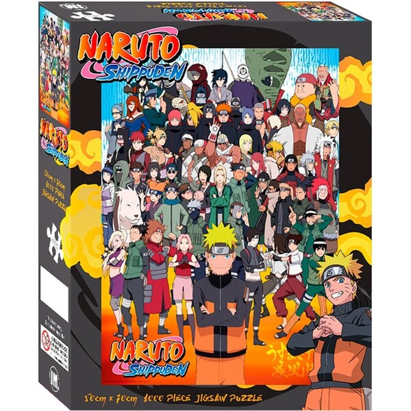1000pc Naruto Shippuden Kids/Childrens Toy Themed Jigsaw Puzzle Set 50x70cm