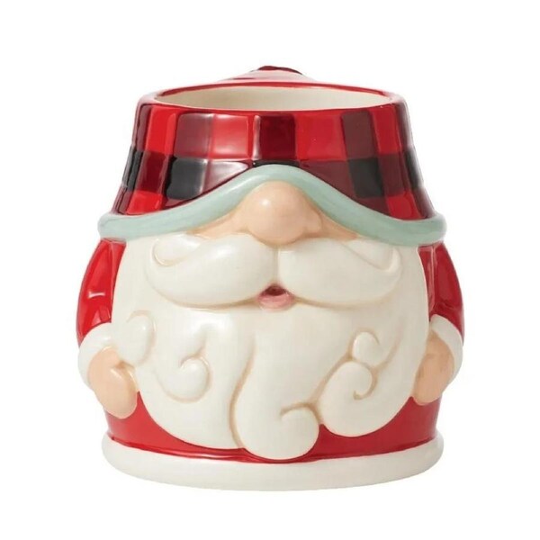 Jim Shore Heartwood Creek Highland Glen - Santa Gnome Mug