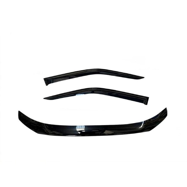 Bonnet Protector & Weathershields for Toyota Hilux Extra Cab 2005-2011 - Complete Protection and Style Package