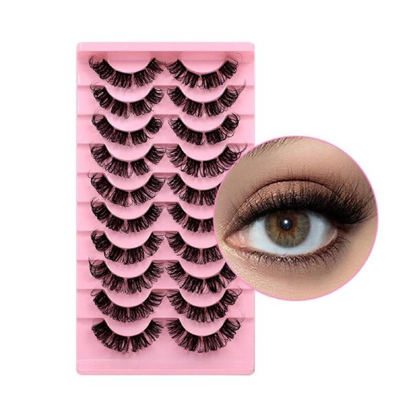 Nevenka Russian Strip Lashes Reusable False Eyelashes Natural D Curl-02