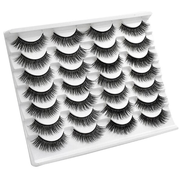 Nevenka 3D Multi-Layer False Eyelashes 14 Pairs Fluffy Cat Eye Lashes-E04