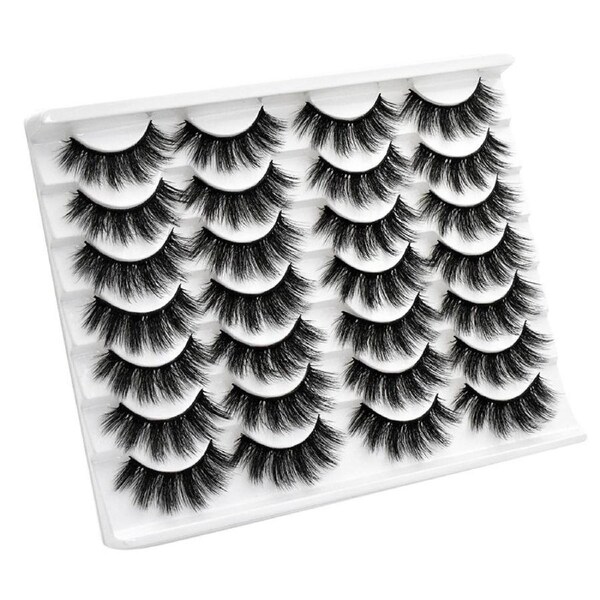 Nevenka 3D Multi-Layer False Eyelashes 14 Pairs Fluffy Cat Eye Lashes-E06