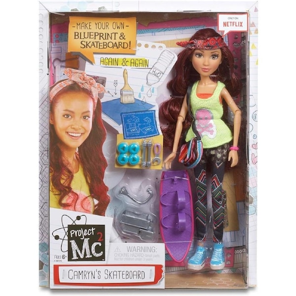 Project MC 2 Dolls Camryn's Skateboard Play Set