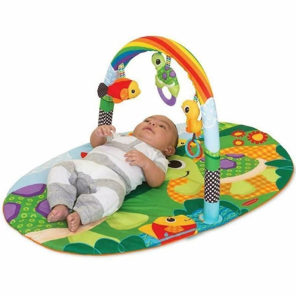 Infantino Topsy Turvy Explore And Store Activity Gym Turtles Baby Play Mat 0m+