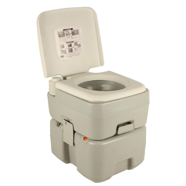 WildTrak 20L Deluxe Portable Toilet with Level Indicator - CA6059