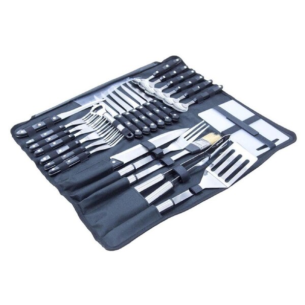 WildTrak 26 Piece Cutlery and BBQ Set with Carry Bag - CA1016