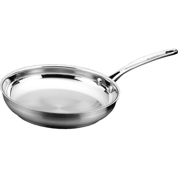 28cm Scanpan Impact Frying Fry Pan - Stainless Steel - Silver (11")