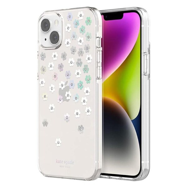 Kate Spade New York Protective Hardshell Case (Suits iPhone 14 Plus) - Scattered Flowers