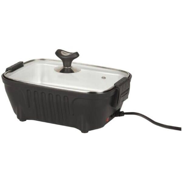 12V Portable Lunch Stove with Glass Lid