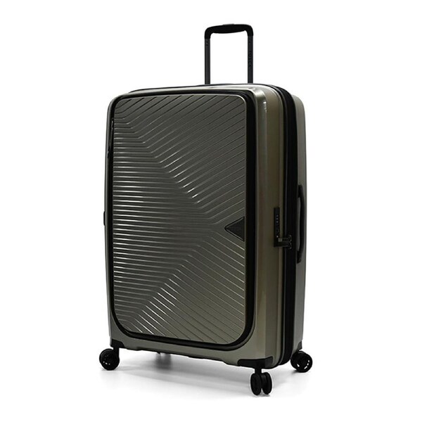 Tosca Space X 29" Trolley Checked Hard Back Travel Luggage Suitcase - Champagne