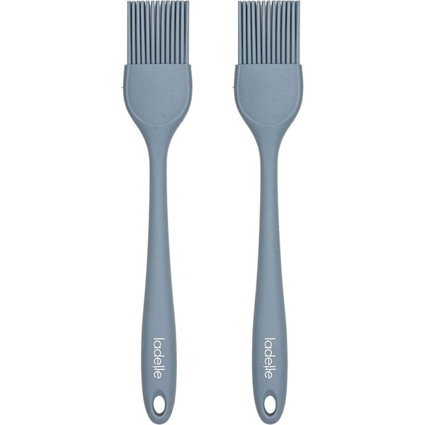 2x Ladelle Craft Blue Silicone Brush Cooking/Serving Utensil 27.5x4.5x1.5cm