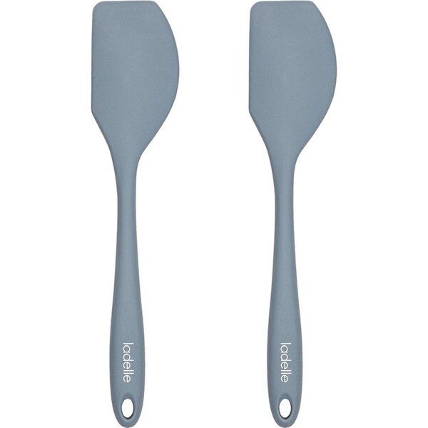 2x Ladelle Craft Blue Silicone Kitchenware Spatula Cooking/Serving Utensil