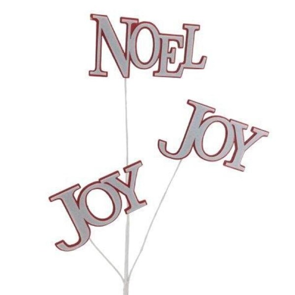 Red White Word Spray 65cm